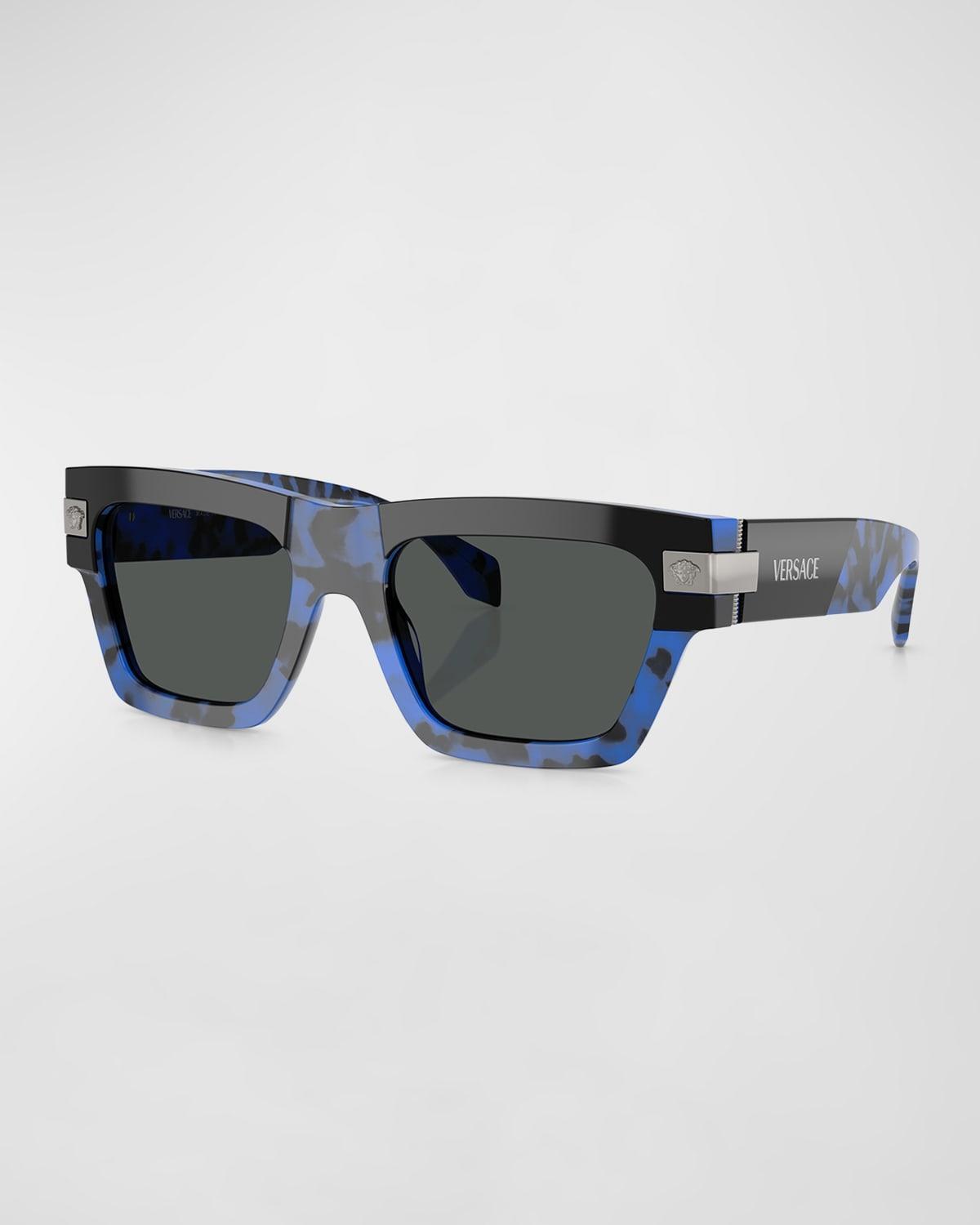 Mens Acetate Rectangle Sunglasses Product Image