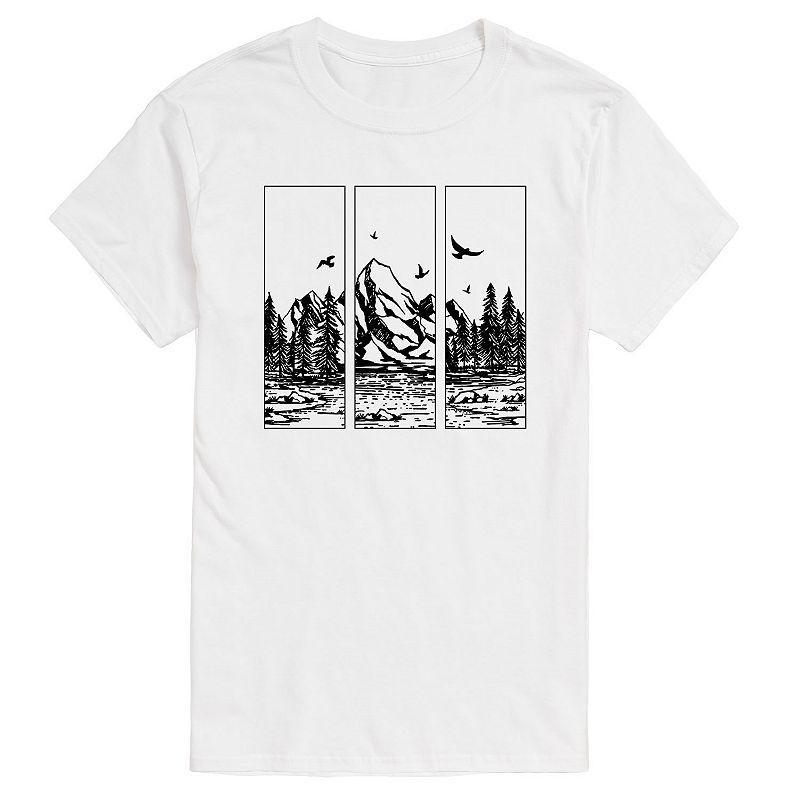 Mens Mountain Scene Tee Product Image