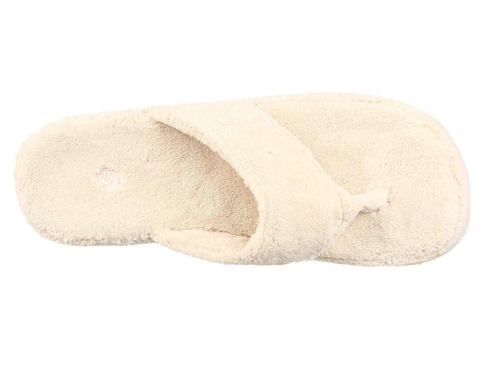 Acorn New Spa Thong (Natural Fabric-270) Women's Slippers Product Image