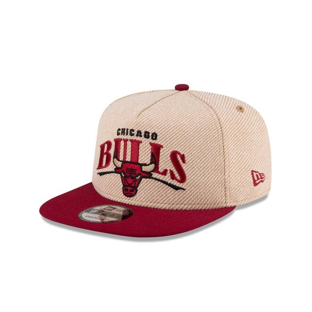 Chicago Bulls Terry Heather 9FIFTY A-Frame Snapback Hat Male Product Image