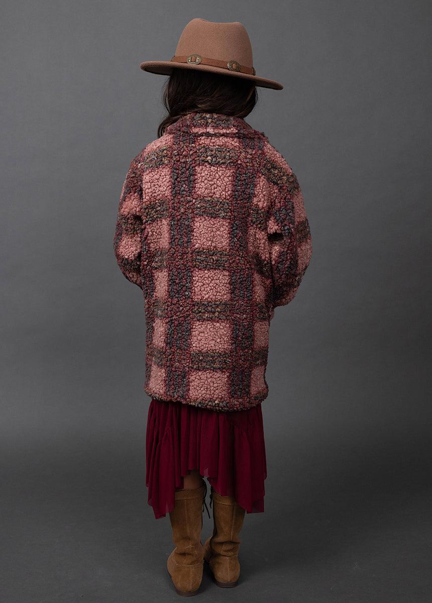 Gertrude Coat in Rose Plaid Product Image