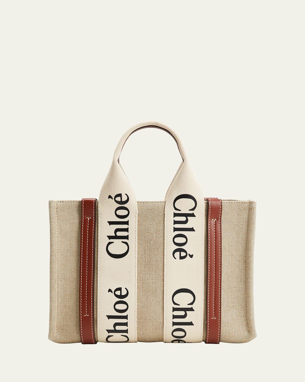 Woody Small Eco Linen Tote Bag Product Image