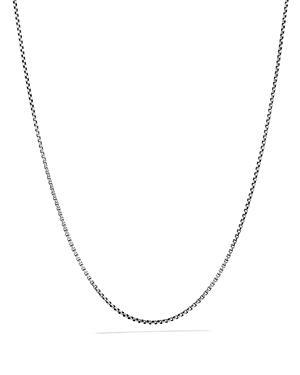 David Yurman Box Chain Necklace with an Accent of 14K Gold, 1.7mm, 16 Product Image