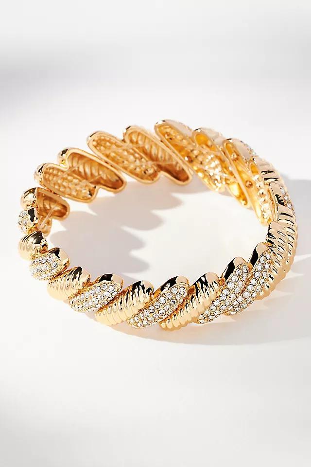 Pavé Ribbed Bracelet Product Image