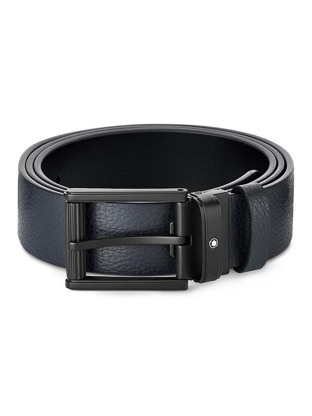 Mens Roll-Pin Reversible Leather Belt Product Image