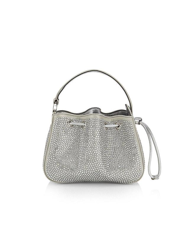 Womens O-Handle Nano Pave Crystal Top Handle Bag Product Image