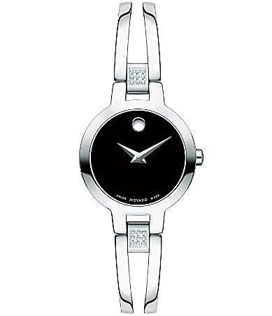 Movado Double Bar Bangle Style Amorosa Watch Product Image