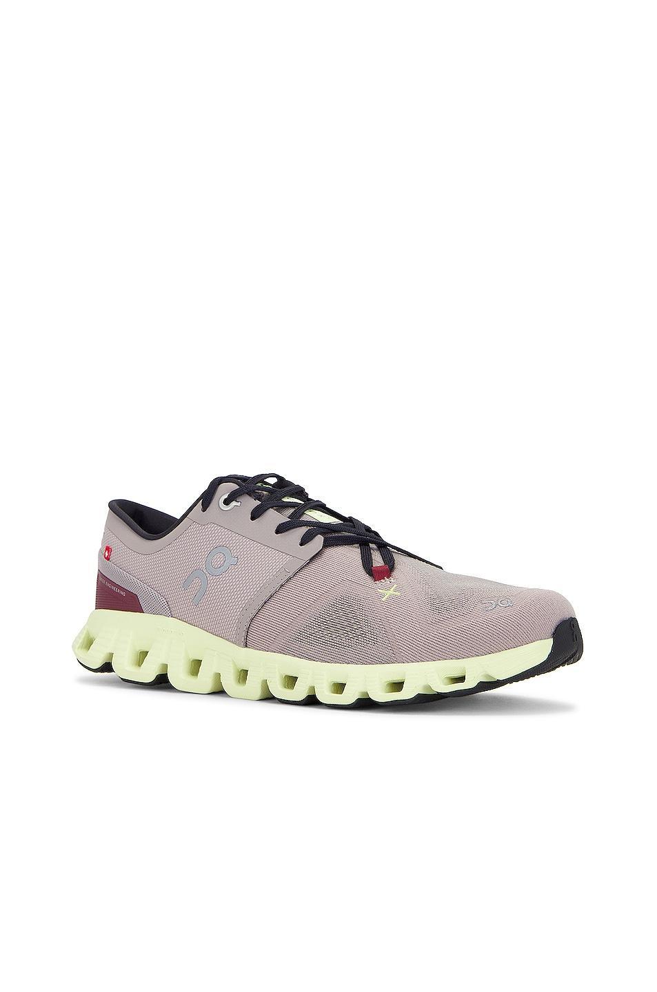 On Mens Cloud X - Running Shoes Grey/Brown Product Image