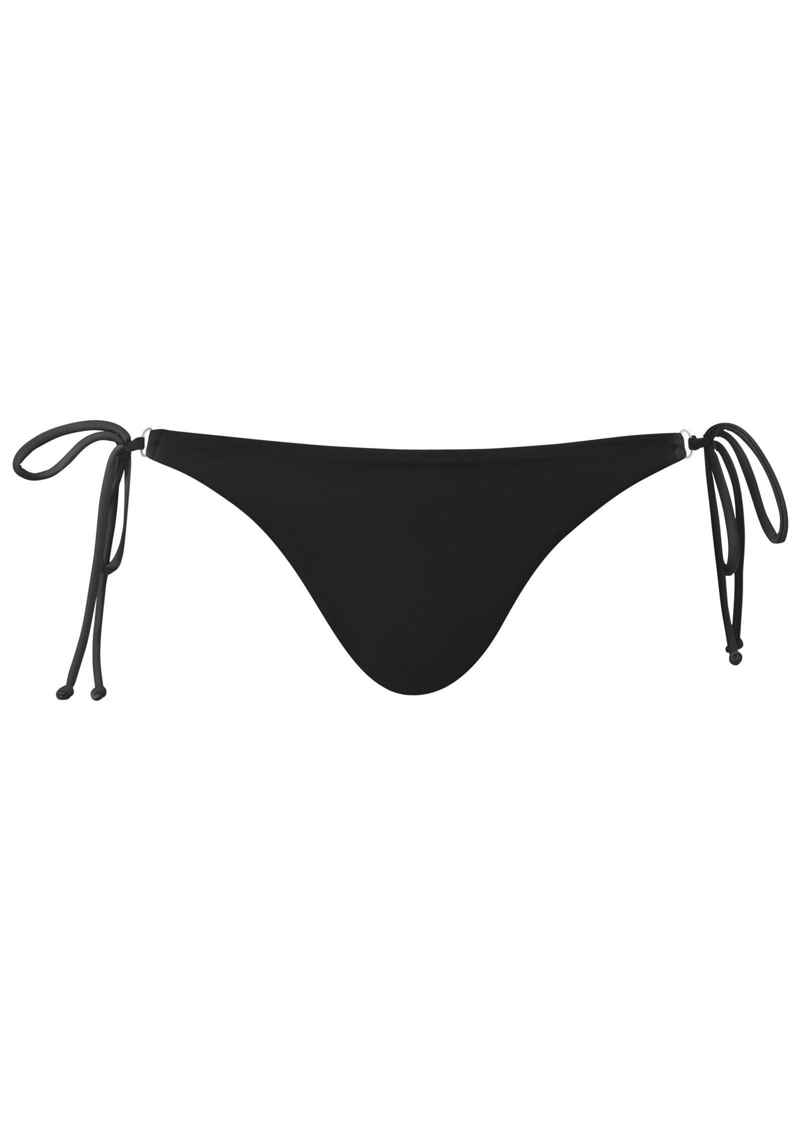 Cheeky Tie Side Bottom - Black Beauty Product Image