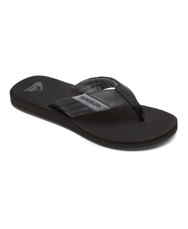 Mens Carver Tropic Flip Flops - Black, Black Product Image