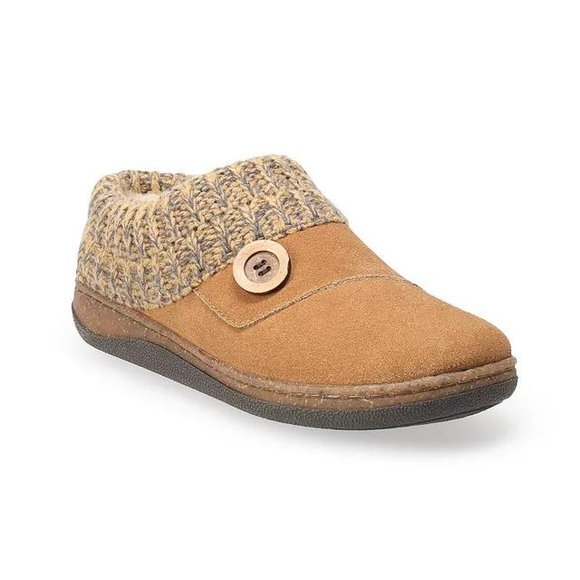 Clarks Suede Womens Clog Slippers Product Image