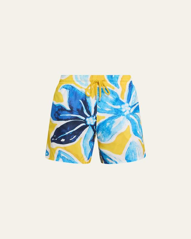 Mens Raiatea Painterly Floral Swim Shorts Product Image