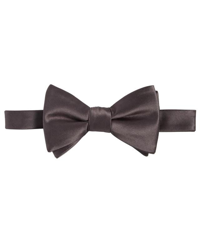 Tayion Collection Mens Gold Solid Bow Tie Product Image