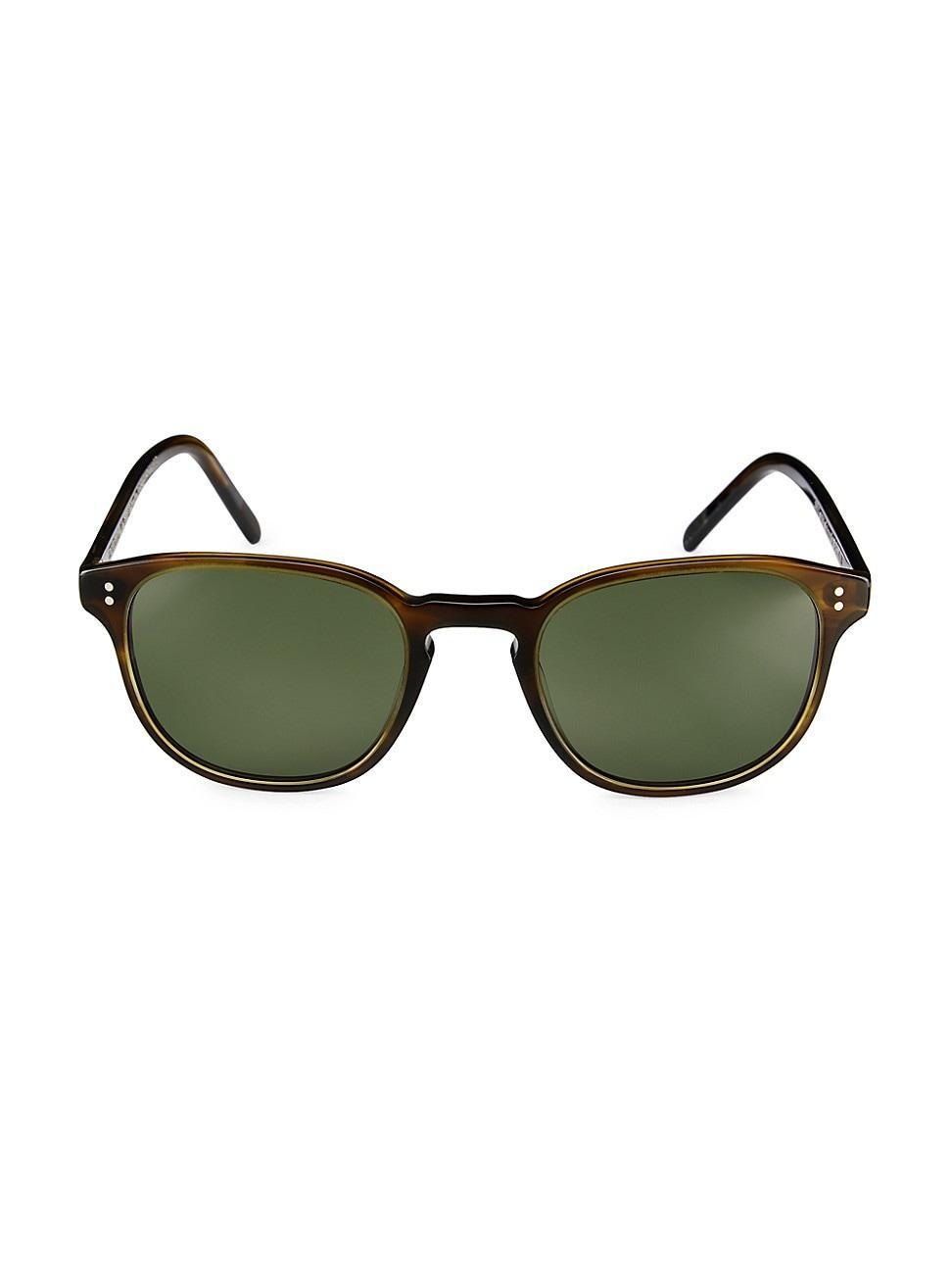 Mens Fairmont 49MM Round Sunglasses Product Image