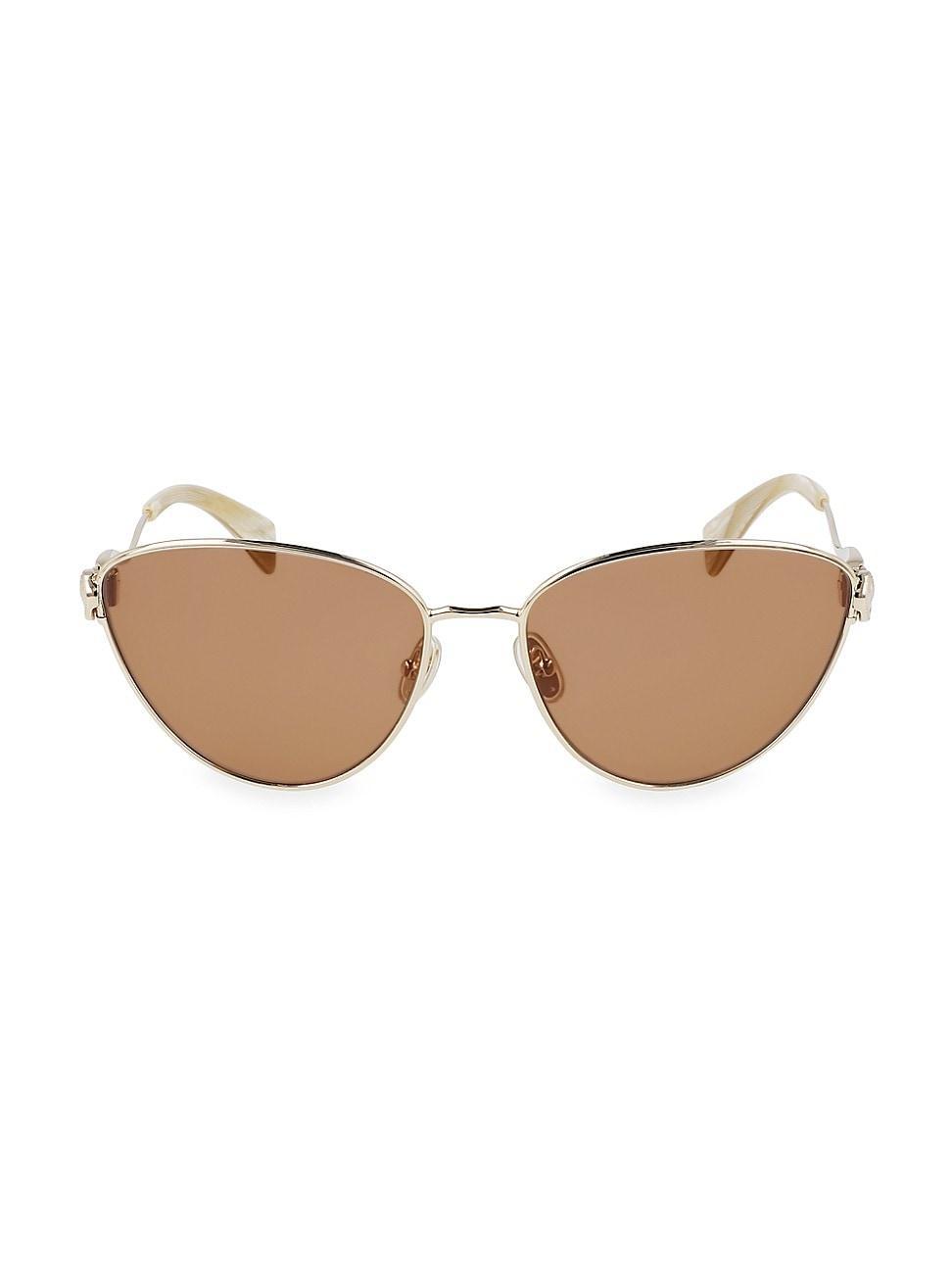 Chiara Ferragni Glam Eye 59mm Aviator Sunglasses Product Image