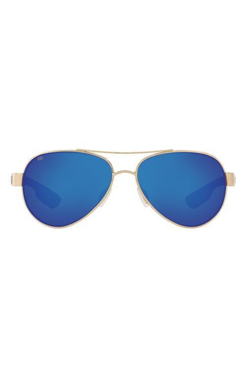 Costa Del Mar 56mm Polarized Aviator Sunglasses Product Image