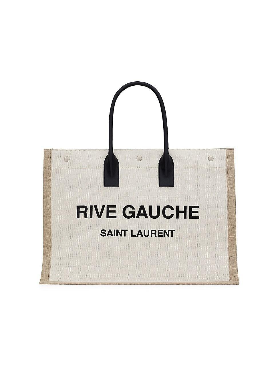 Womens Rive Gauche Tote in Canvas Product Image