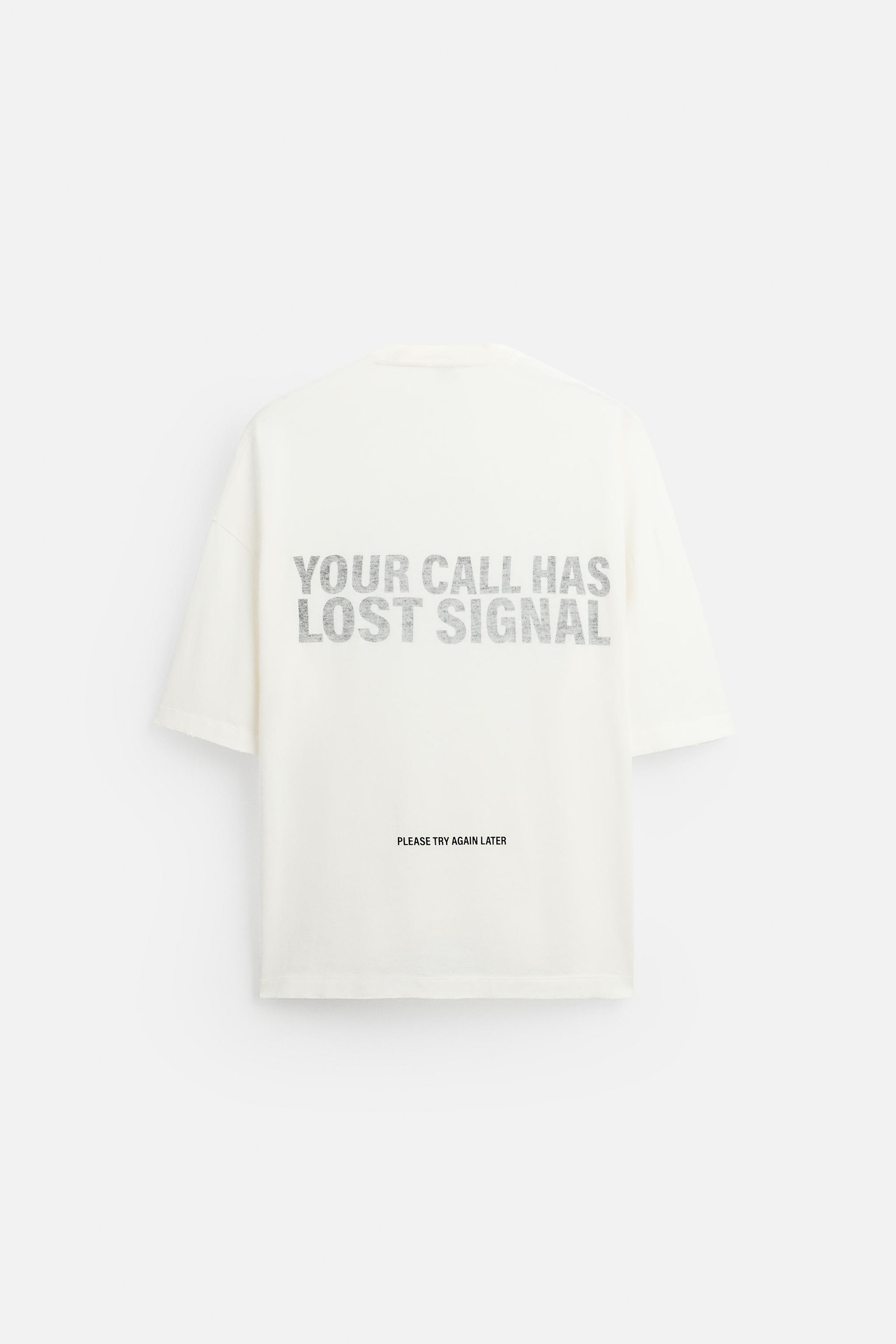 TEXT PRINT T-SHIRT Product Image