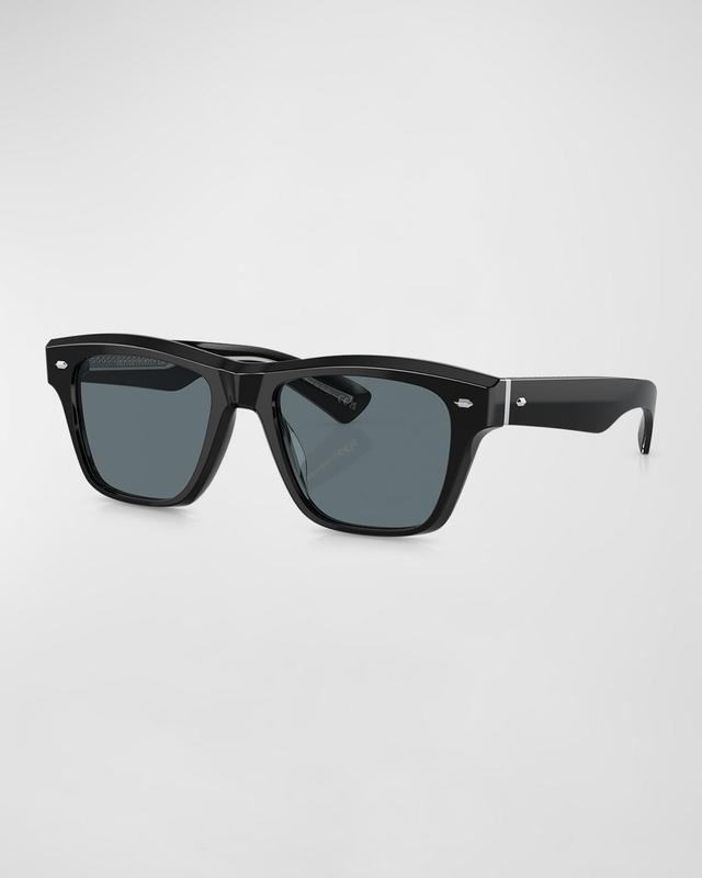 Mens Oliver Sixties Sun Acetate Square Sunglasses Product Image