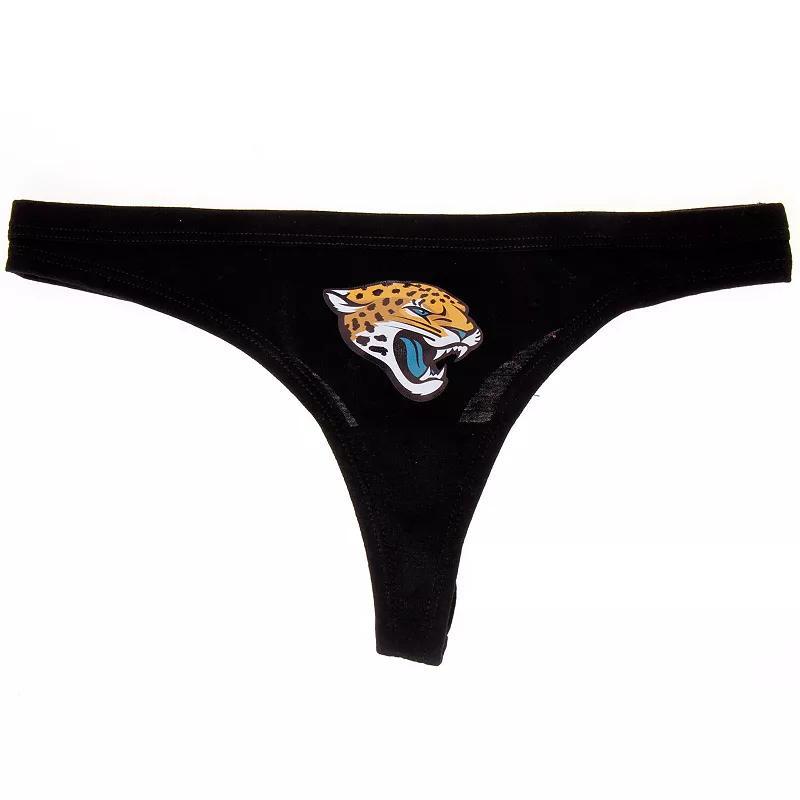 Womens Concepts Sport Jacksonville Jaguars Solid Logo Thong Product Image