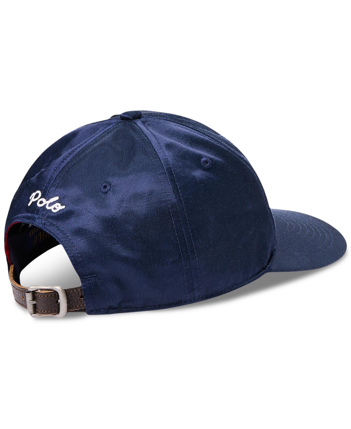 Men's Ny Patch Satin Ball Cap In Newport Navy Product Image