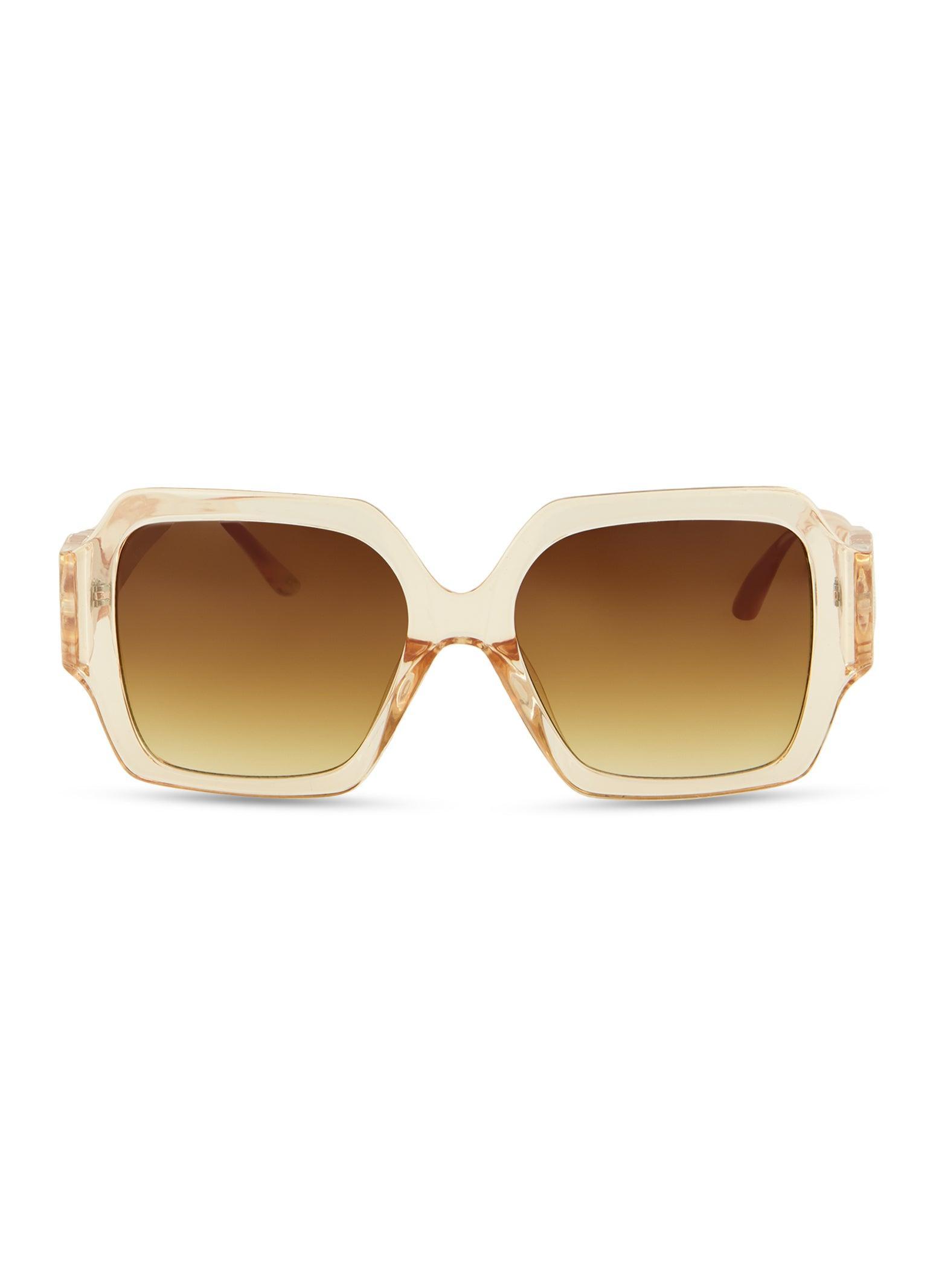 Womens Metallic Detail Temple Sunglasses Product Image