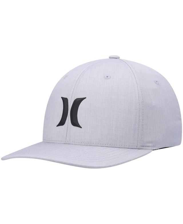 Mens Hurley Gray Icon Weld Logo Flex Hat Product Image