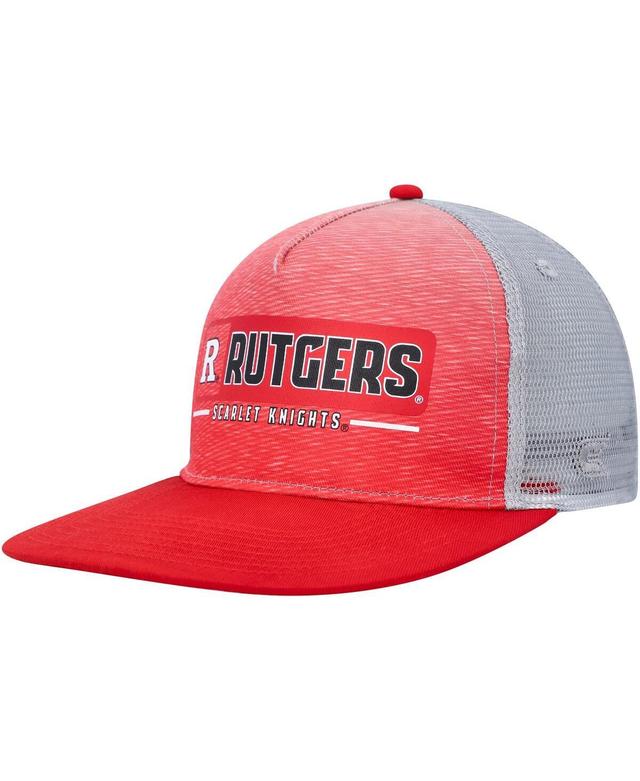 Mens Colosseum Scarlet Rutgers Scarlet Knights Snapback Hat - Scarlet Product Image