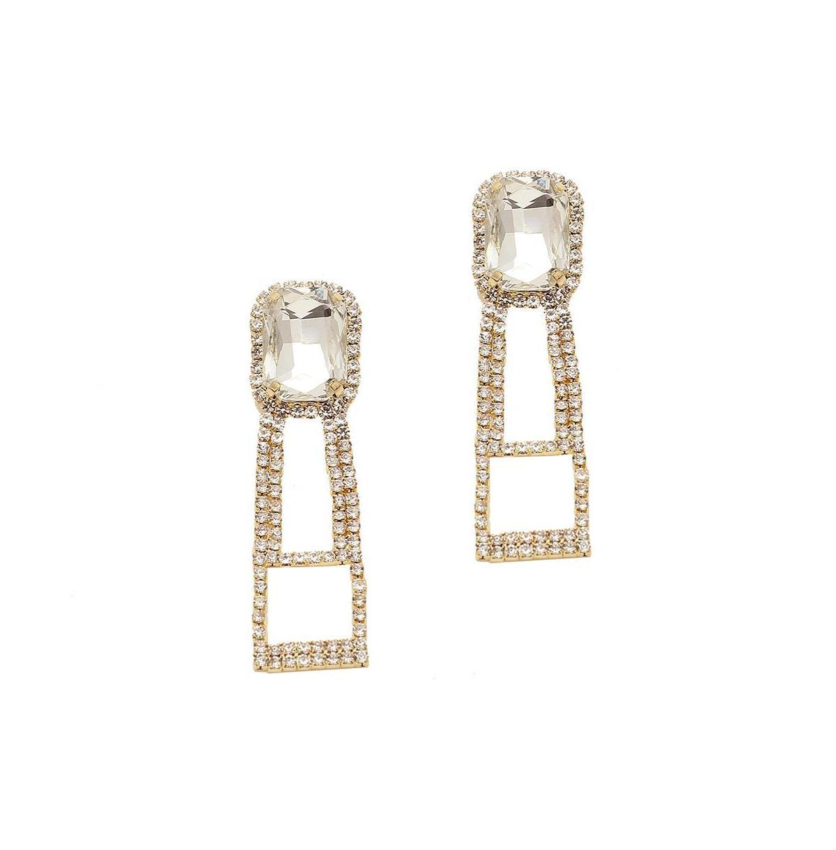 Sohi Womens Geometric Drop Earrings Product Image