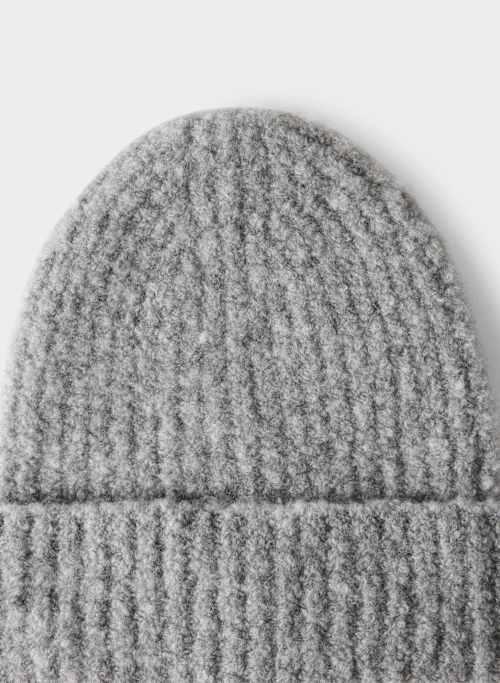 merino wool rib tall cuffed beanie Product Image