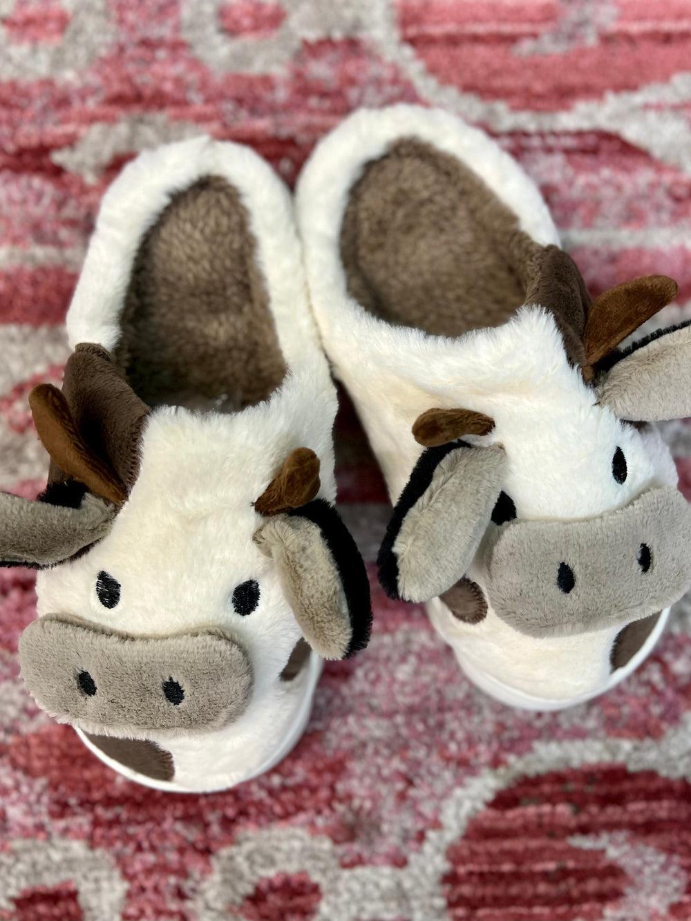 Mooving Around the House Slippers Product Image