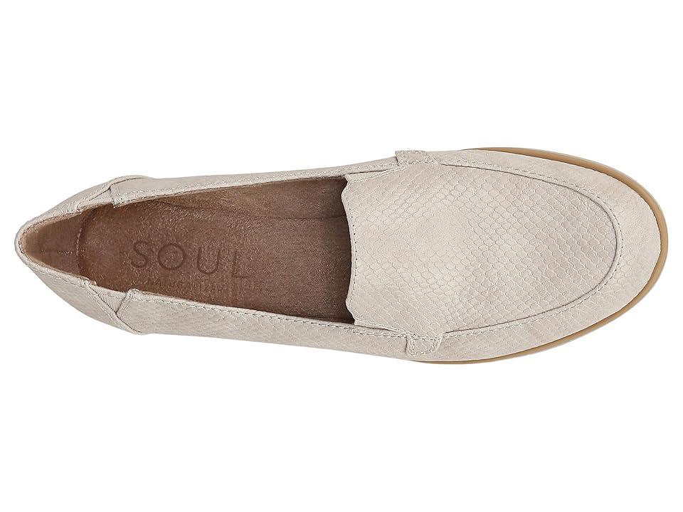 Naturalizer SOUL Naturalizer - Idea-Moc (Light Faux Leather) Women's Flat Shoes Product Image