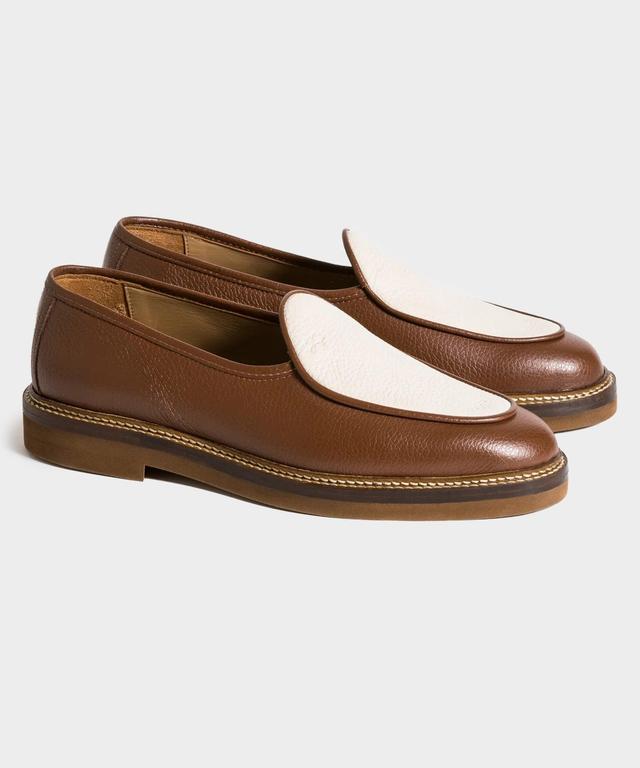 Jacques Solovière Lex Loafer Brown & Cream Product Image