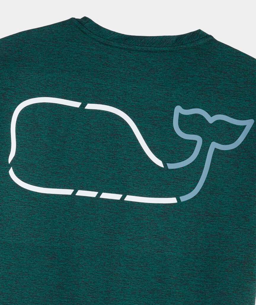 On-The-Go Whale Outline Short-Sleeve Harbor Performance Tee Product Image