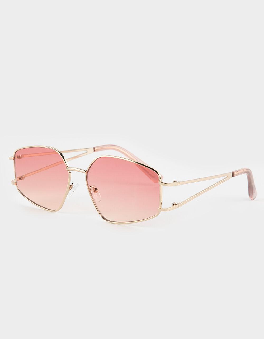 RSQ Ombre Lens Metal Sunglasses Product Image