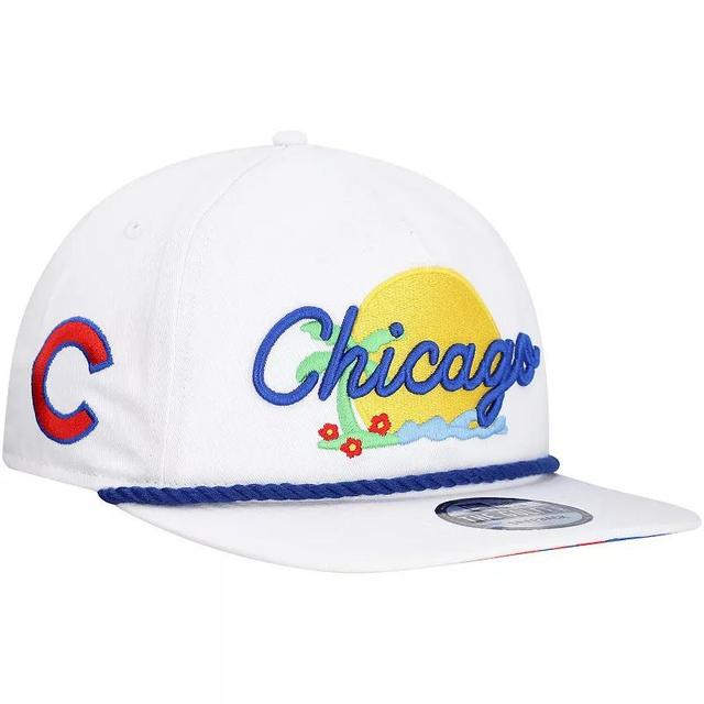 Mens New Era Chicago Cubs Paradise Golfer Adjustable Hat Product Image