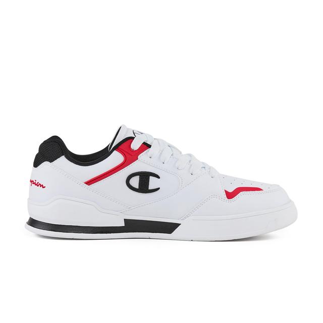 Champion Mens 3-Point Tech Low Shoes White/Red/Black 10 Product Image