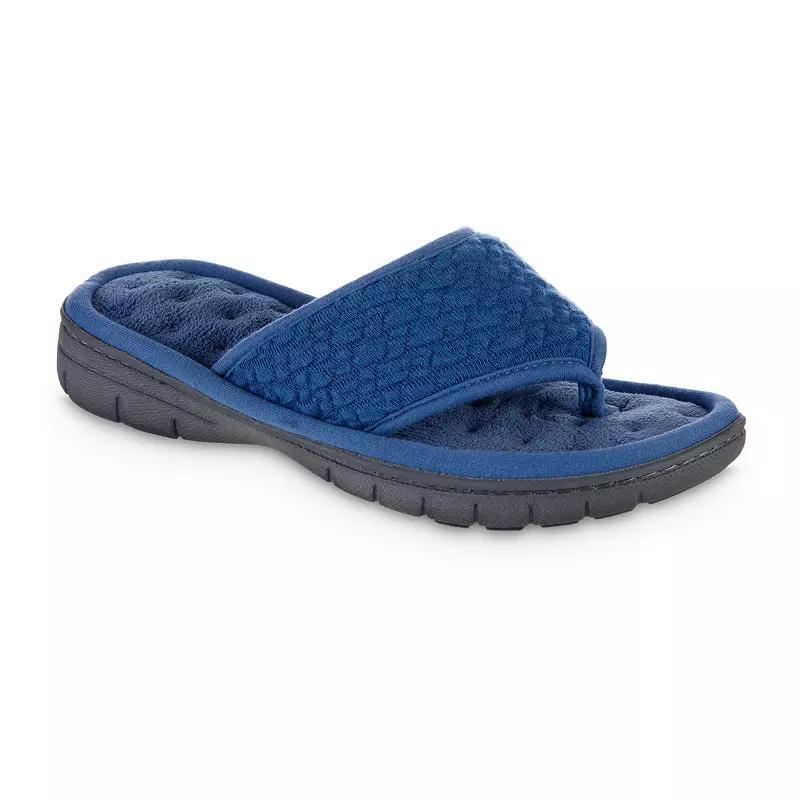 isotoner Malia Comfort Textured Knit Thong Womens Slippers Product Image