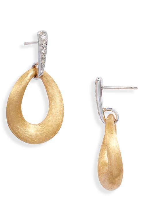 Marco Bicego Lucia 18K Yellow Gold & Diamond Loop Earrings Product Image