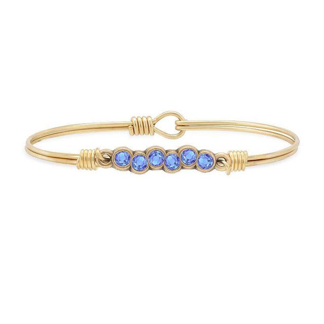 Luca + Danni June Starlight Bangle Bracelet, Womens Gold Tone Product Image