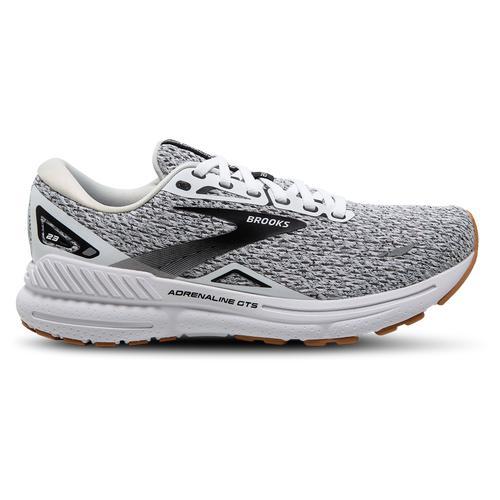 Brooks Womens Brooks Adrenaline GTS 23 - Womens Shoes White/Black Product Image