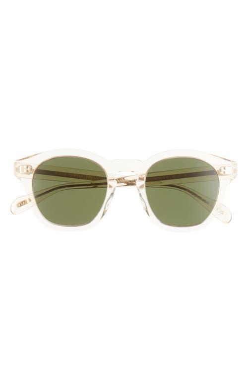 Oliver Peoples Boudreau La 48mm Round Sunglasses Product Image