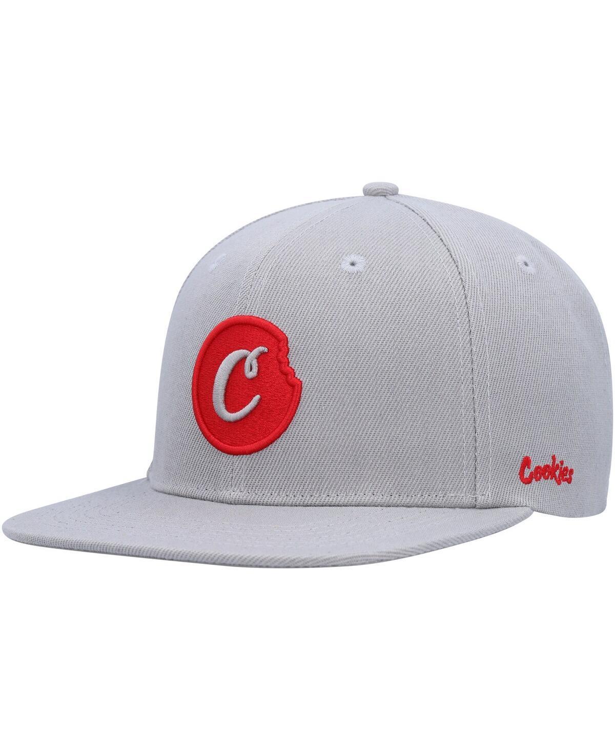 Mens Cookies Gray C-Bite Snapback Hat Product Image