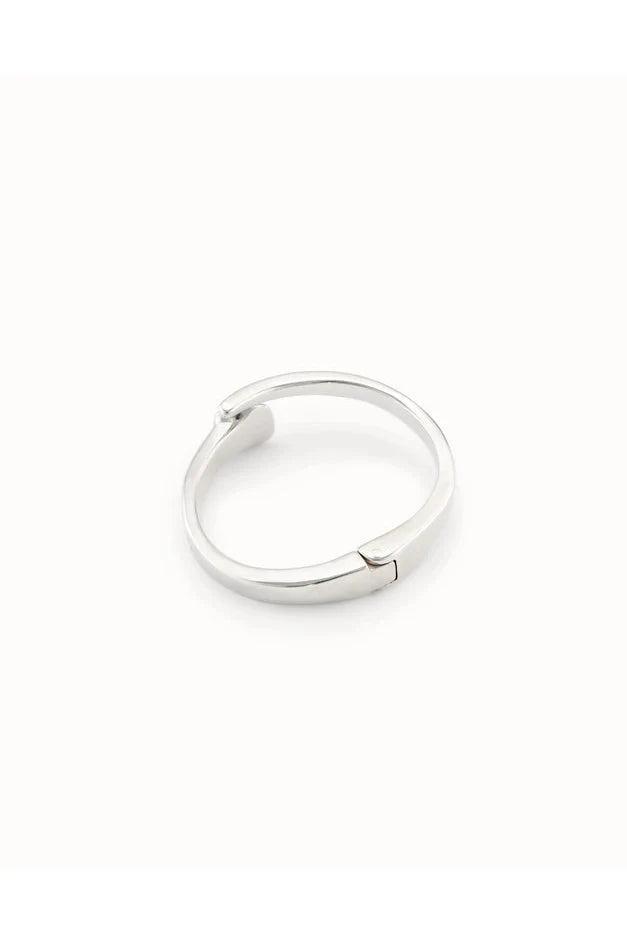 Uno De 50 "New Nail" Silver Open Hinge Bracelet Product Image