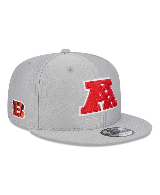 Mens New Era Gray Cincinnati Bengals 2024 Pro Bowl 9FIFTY Adjustable Snapback Hat Product Image