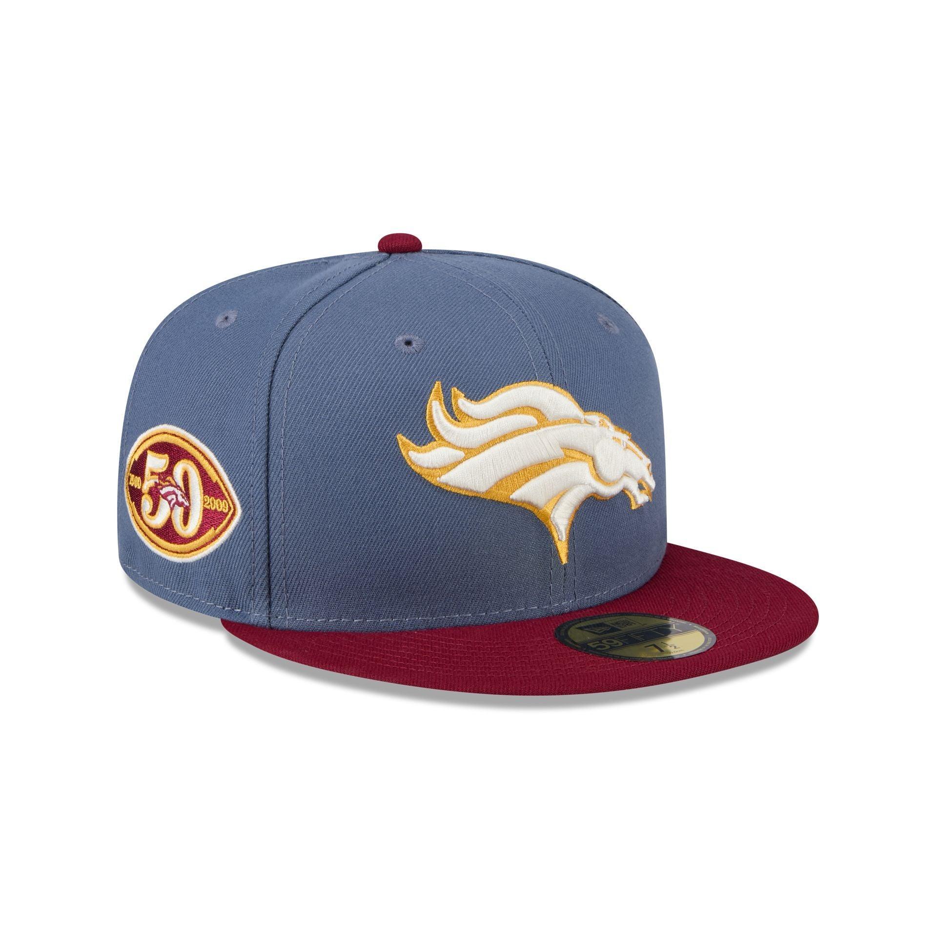 Denver Broncos Deep Blue 59FIFTY Fitted Hat Male Product Image