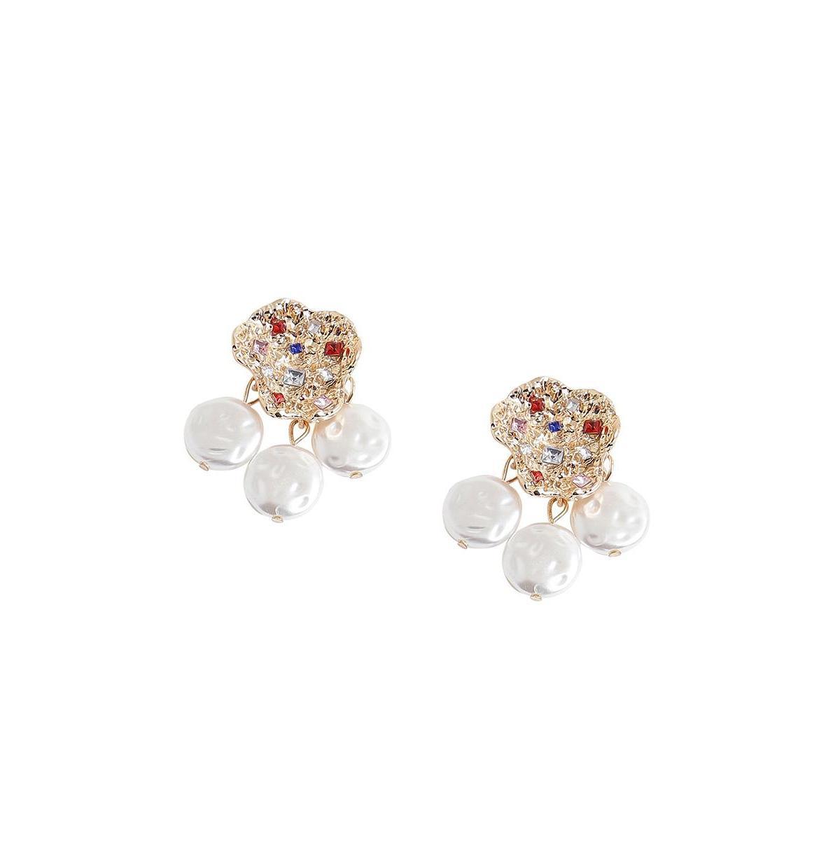 Sohi Womens Regal Drop Earrings Product Image