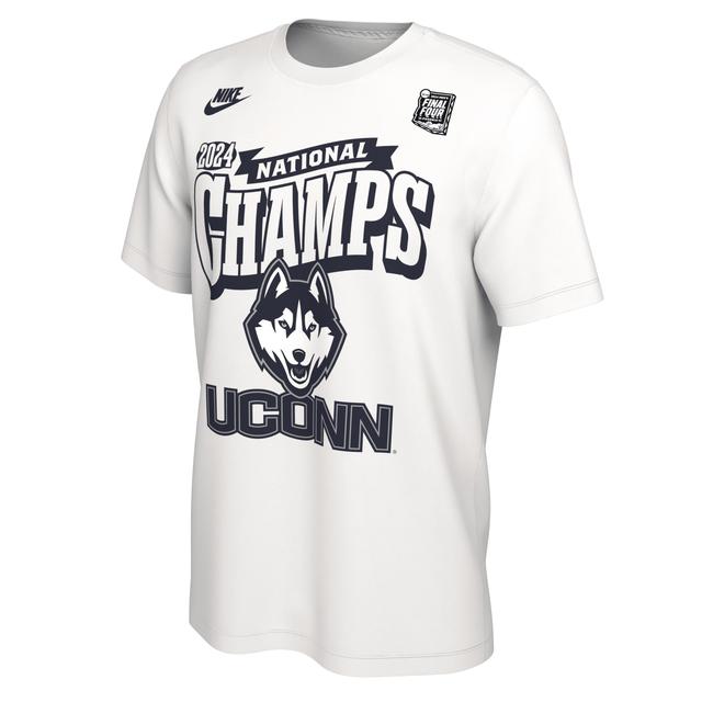 UConn 2024 National Champ Nike Mens College Basketball T-Shirt Product Image