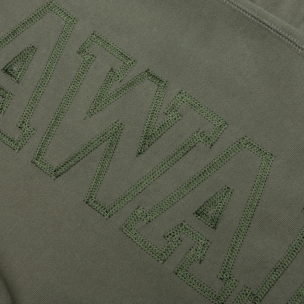 Awake Block Logo Sweatpant - Olive Male Product Image