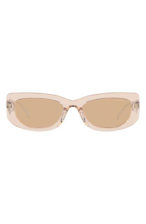 Womens 53MM Rectangle Sunglasses Product Image